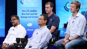 Puneet Anand, Super Micro Computer; Anil Godbole, Intel; Andrey Kudryavtsev, Micron Technology; and Steve Scargall, MemVerge talk to theCUBE about CXL memory at the Supermicro Open Storage Summit 2024.