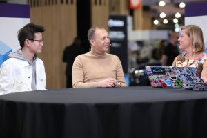 Toddy Mladenov, principal product manager of Microsoft Corp., and Feynam Zhou, product manager at Microsoft and Notary project maintainer, discuss supply chain security with theCUBE at Kubecon EU 2024