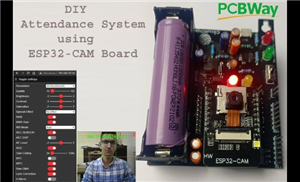 Battery Powered Attendance system using Face Recognition on ESP32-CAM Board