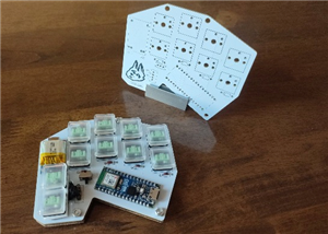 Paw-V1, the sound of one hand typing